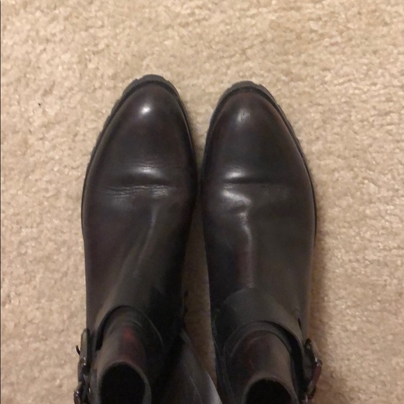 Ankle leather boots - Picture 3 of 7